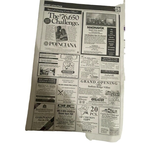 Disney Eyes & Ears 1994 Vol 24 # 14/17/25/ 1996 The Hunchback Of Notre Dame RARE - Picture 9 of 14